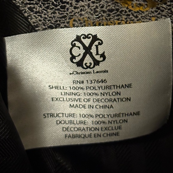 Christian Lacroix Grey Hobo Style Purse - Picture 16 of 16